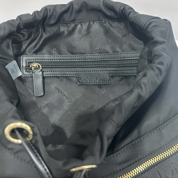 Calvin Klein black backpack with gold hardware - Picture 7 of 7